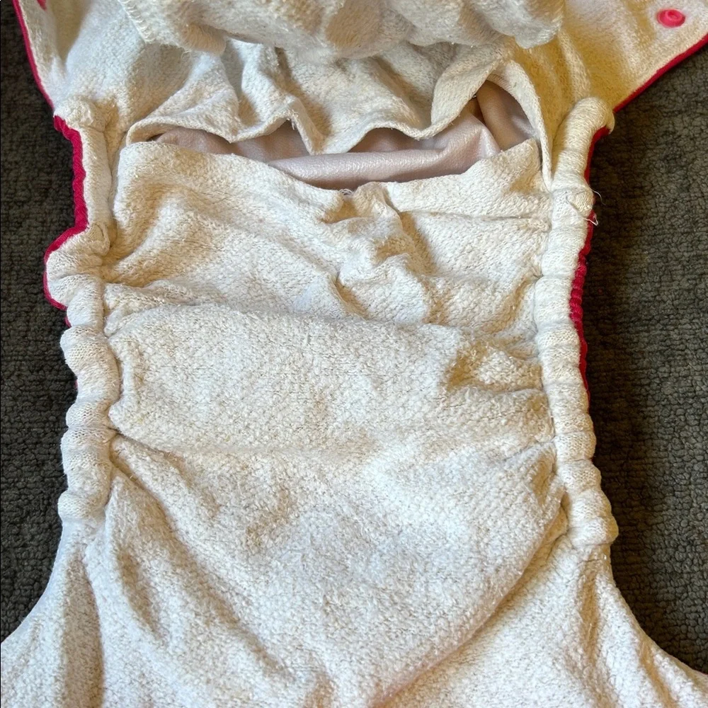 Moraki Bright Pink Cloth Diaper ⭐️